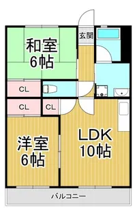 メゾン武庫之荘3番館【3階】の間取り
