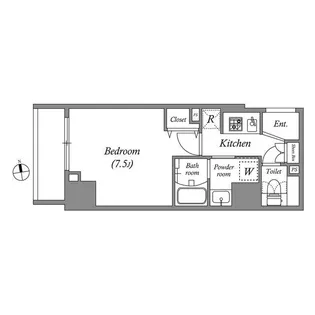 ルネサンスコート中野【2階】の間取り