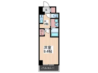 S-RESIDENCE広島駅diletto【3階】の間取り