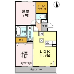 アメニティー【1階】の間取り