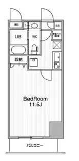 アーバンフラッツ池袋プレミアム【7階】の間取り