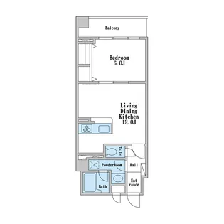 KDXレジデンス阿佐ヶ谷【5階】の間取り