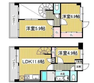 J-スクエアの間取り