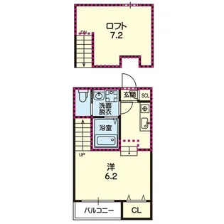 ステラ壺川【2階】の間取り