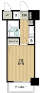 エクセリア世田谷上町【7階】の間取り