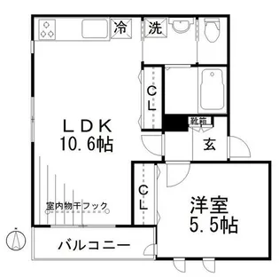 司ビル【4階】の間取り