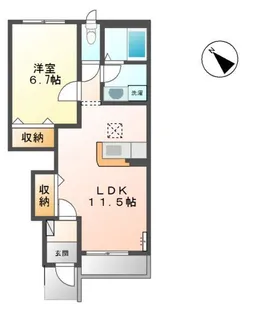 ビブレ【1階】の間取り