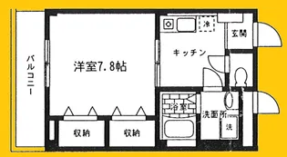 ステラ中央【2階】の間取り