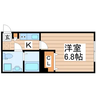 yuzuru 長町【3階】の間取り