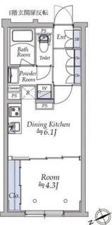 アトリオフラッツ中野新井薬師【2階】の間取り