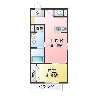 Vita sola(ヴィータソラ)【3階】の間取り