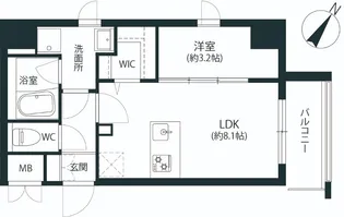 MGH高砂【3階】の間取り