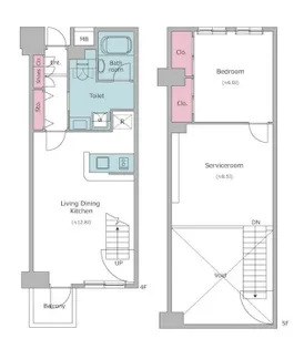 レジディア六本木檜町公園の間取り