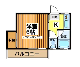 コーポ高橋【1階】の間取り