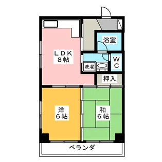 霞ヶ関マンション【3階】の間取り
