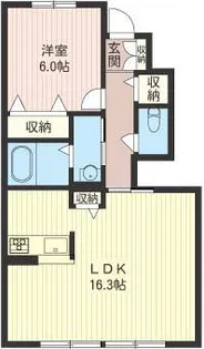ヴィヴレ本一色【1階】の間取り