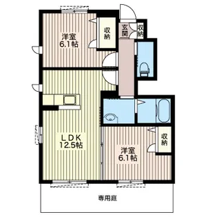 リュミエール近藤 A【1階】の間取り