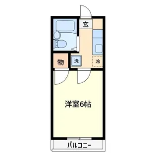 ココ・パームス・アライ【2階】の間取り
