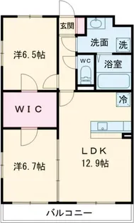 サニーサイド東宝木I【3階】の間取り