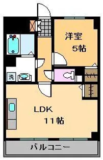 スポルトあけぼの【2階】の間取り