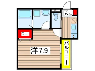 ジーメゾンヒルズ五井中央西【2階】の間取り