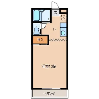 ウェルネスハイツ33【3階】の間取り
