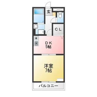 アップルヒルズ【4階】の間取り