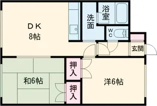 ハイツアルファ【1階】の間取り