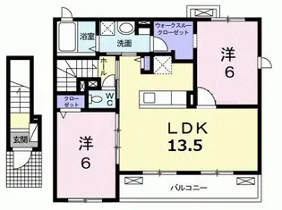 コスモ・ビリン【2階】の間取り