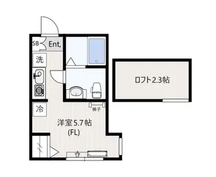 横浜山手アパートメント【2階】の間取り