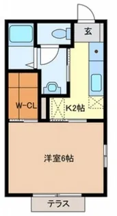 ミルキーウェイB【1階】の間取り