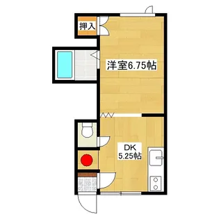 ビューハイツターフI【1階】の間取り