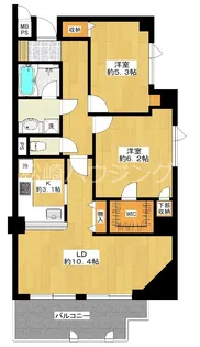 ヴィンテージ中野【3階】の間取り