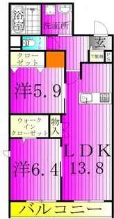 Victoire南流山【2階】の間取り