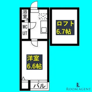 メドラーウエスト【2階】の間取り