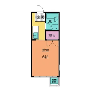 コーポ原久【4階】の間取り