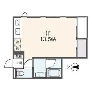 モン・サン・リュール経堂【1階】の間取り