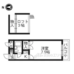 ヨーロピアン15番館【2階】の間取り