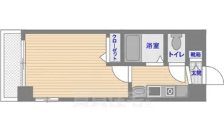 エステムコート博多駅前2セグティス【6階】の間取り