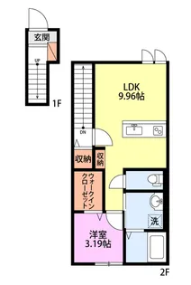 リビンド扇町 II棟【2階】の間取り