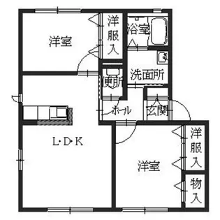 シャーメゾン大中【2階】の間取り