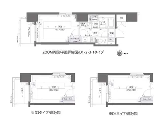ZOOM両国【5階】の間取り