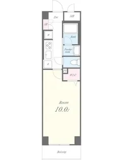 ユービ12【5階】の間取り