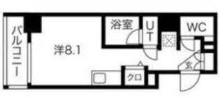 クラリッサ横浜ノワール【3階】の間取り