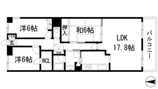 エンゼルハイム仁川北【4階】の間取り