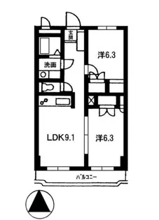 ドンズII【1階】の間取り