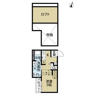 ラピュター【1階】の間取り