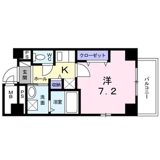 グランデール四谷【1階】の間取り