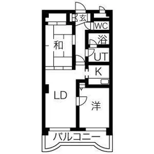 αNEXT札幌第16【2階】の間取り