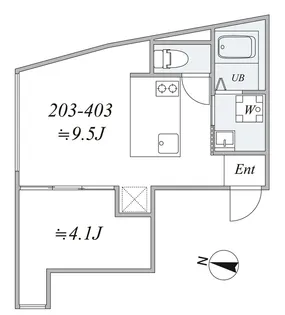 trias412【4階】の間取り